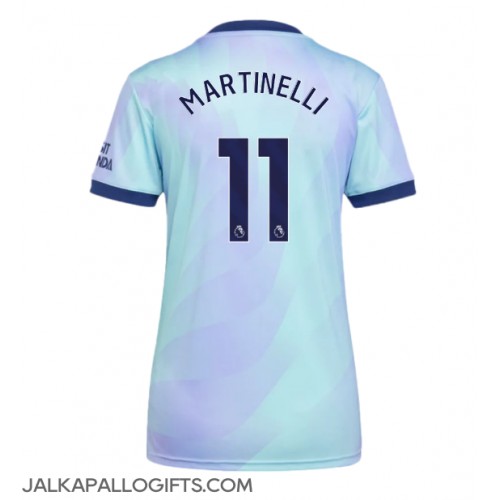 Arsenal Gabriel Martinelli #11 Kolmaspaita Naiset 2024-25 Lyhythihainen